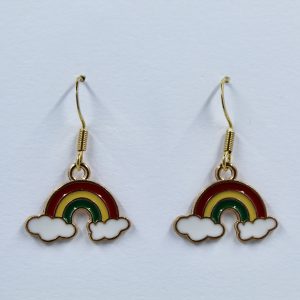 Cloud Nine Rainbow Dangle Earrings