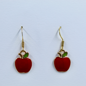 Teacher's Treat Apple Dangle Earrings