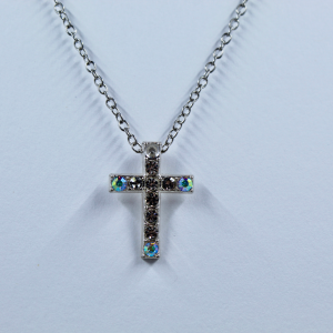 Rhinestone Cross Necklace